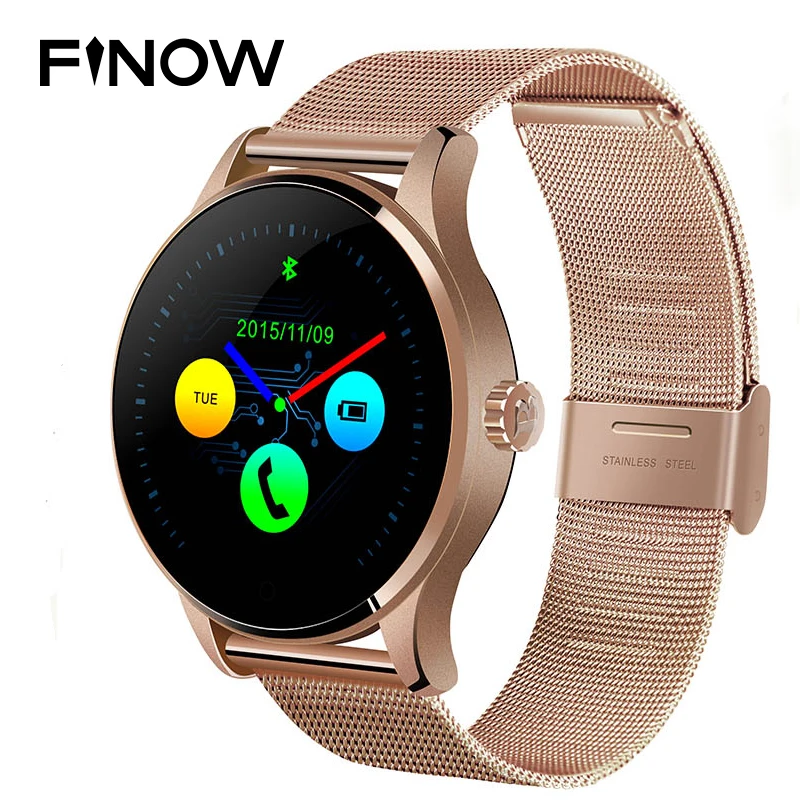 2018 Новые смарт часы FINOW K88H с шагомером и Bluetooth Классические умные для здоровья