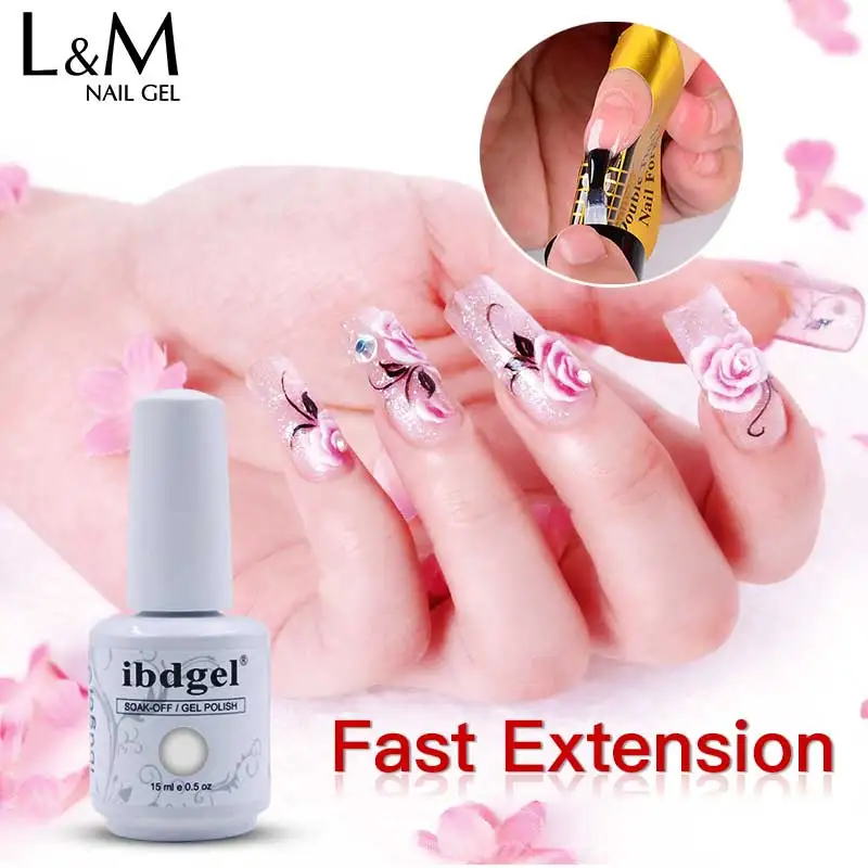 

3pcs/lot ibdgel builder polish gel soak off UV/LED High quality nail gelpolish Molded and strong. Long lasting effect
