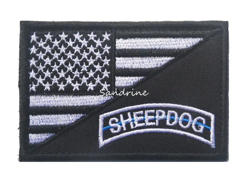 6 Model Dog Flag Sheepdog Tactical Patches Army Embroidery | Дом и сад
