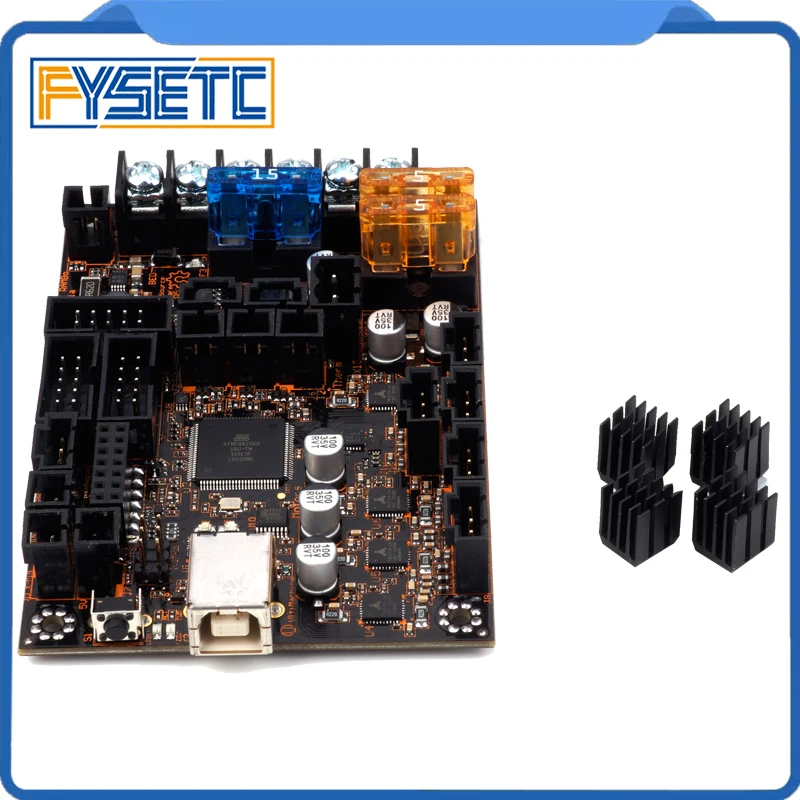 EinsyRambo 1.1a материнская плата для Prusa i3 MK3 с 4 шаговыми драйверами Trinamic TMC2130 SPI управление 4 Mosfet переключаемые выходы