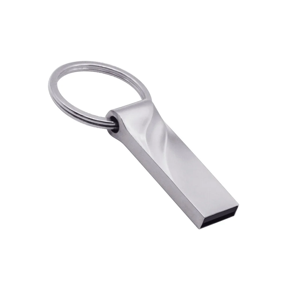 Металлическая Флешка USB Flash Drive2.0 брелок для ключей флешка 4 ГБ 8 16 32 64 более 10 шт.