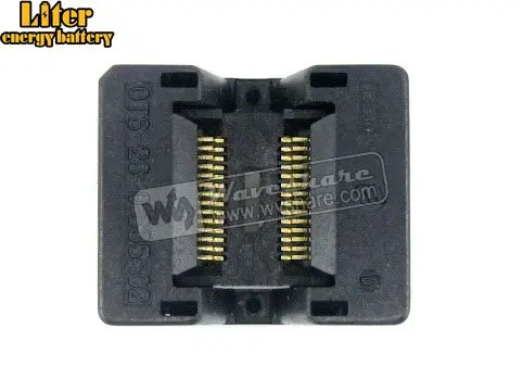 SSOP28 TSSOP28 OTS 28 0.635 02 Enplas IC тестовый Адаптер для программирования гнезда 0 635 мм Шаг 3 94