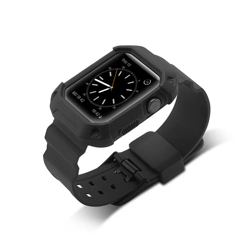 Силиконовый ремешок для apple watch 42 мм/38 мм iwatch series 3/2/1 браслет наручный ремень