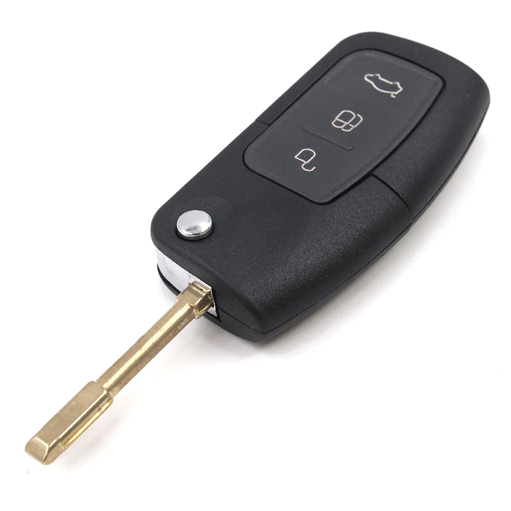KEYECU Uncut 433 МГц 4D63 4D60 Автомобильный Дистанционный ключ для Ford Fusion Focus Mondeo Fiesta Galaxy HU101