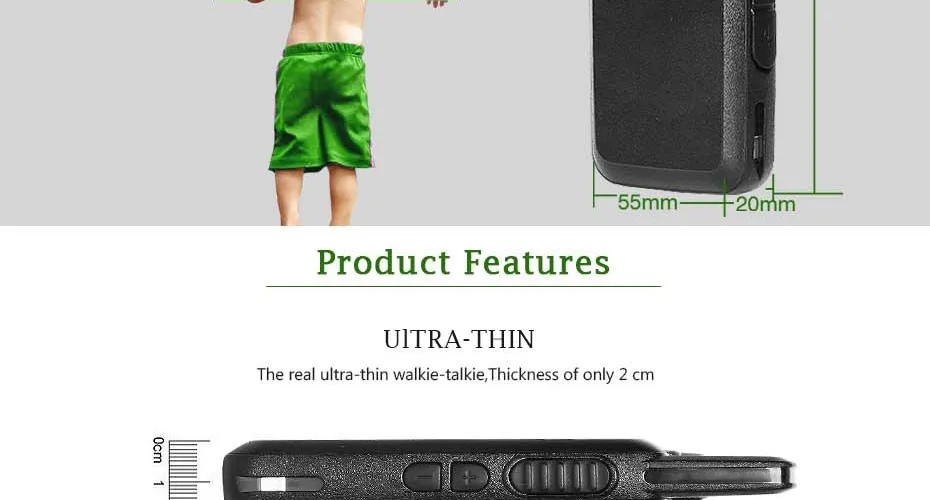 TID Mini Walkie Talkie UHF 400-470 MHz портативный CB радио трансивер двухсторонний радио коммуникатор