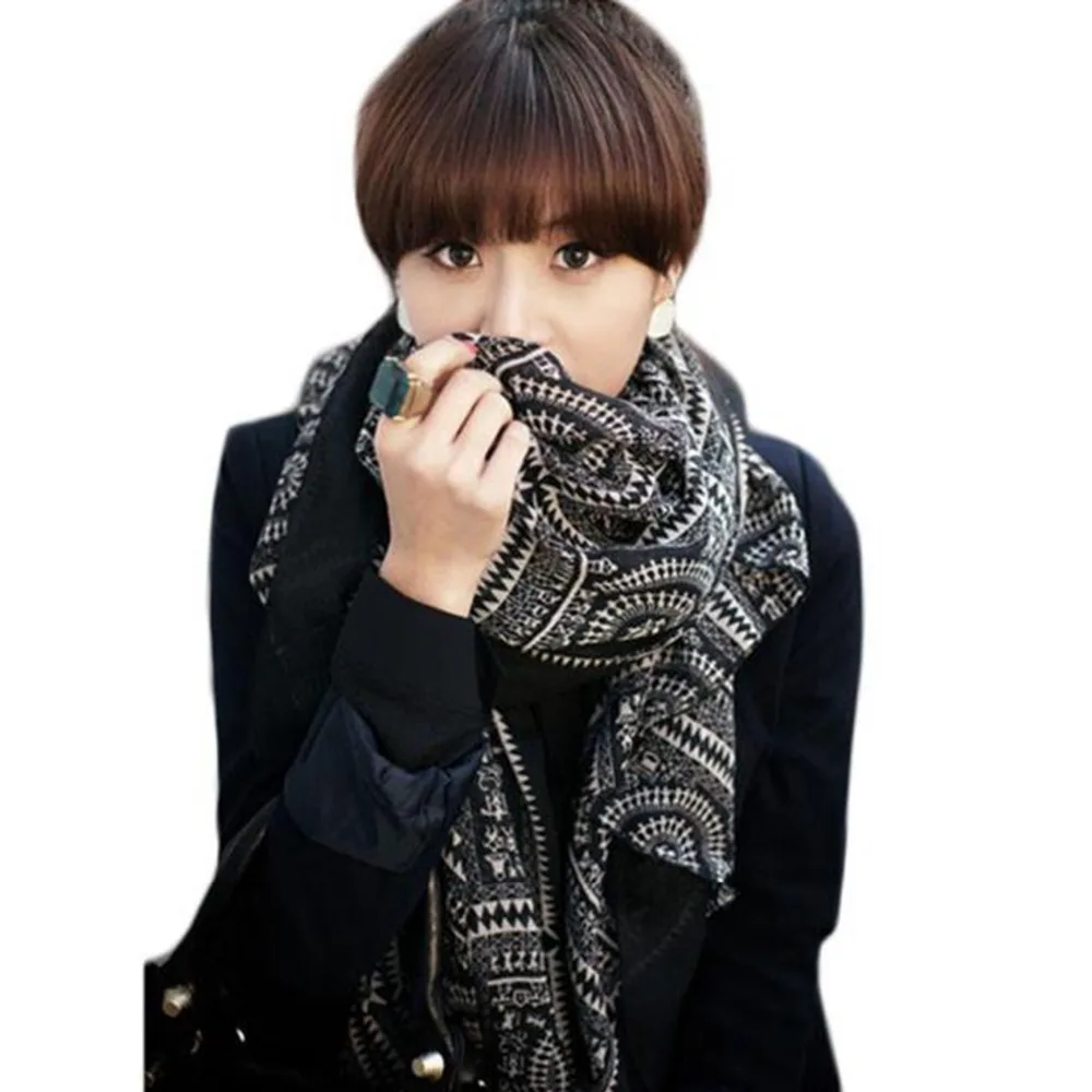 Модный женский шарф cachecol винтажные длинные мягкие шарфы шаль палантин роскошный