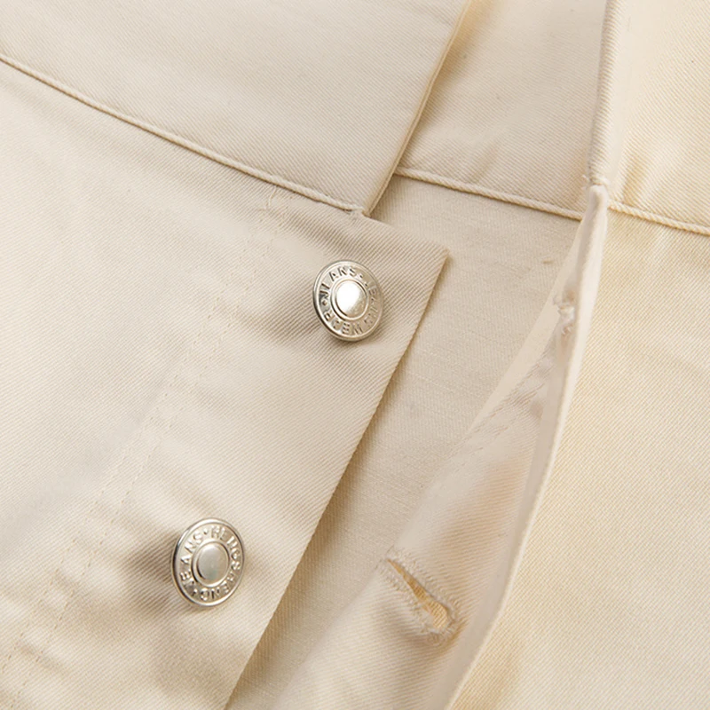 SISPELL однотонные повседневные длинные брюки для женщин на молнии с карманами