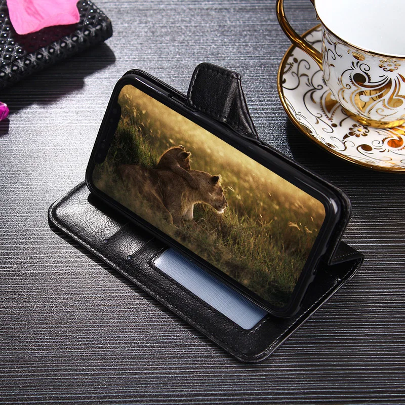 Кожаный чехол-бумажник для Meizu MX5 Pro MX6 Классический чехол-книжка из