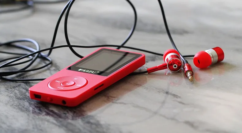 Ruidu X02 MP3 плеер 4G/8G/16G портативный Mp3 может играть 80 часов с fm-радио электронной книги, часы, диктофон Бесплатные оригинальные наушники
