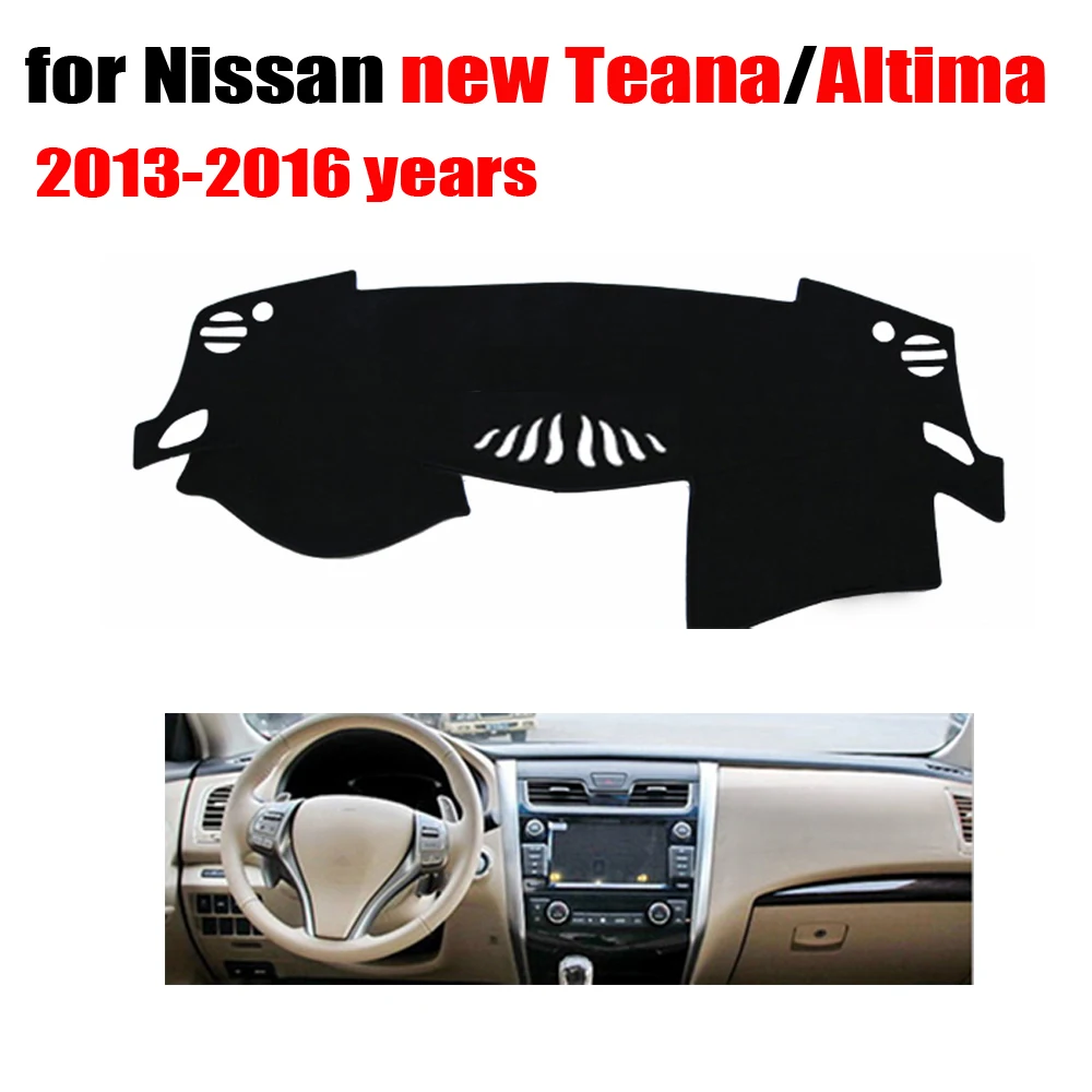 

RKAC Car dashboard cover mat for Nissan New TEANA Altima 2013 to 2016 Left hand drive dashmat pad dash covers accessories