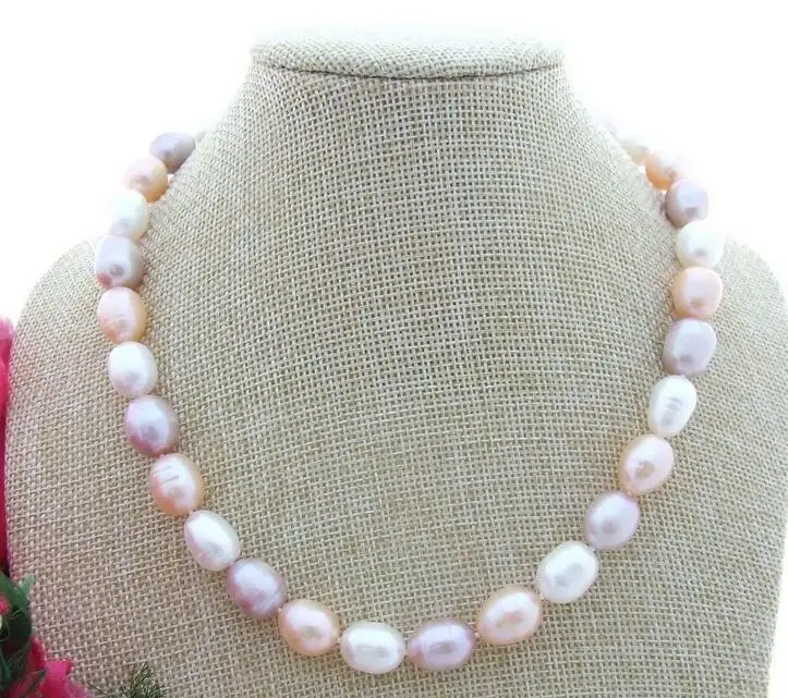 Ожерелье и серьги с рисовой жемчужиной 18/36/10x12 мм|necklace earring set|pearl necklace setearrings set |