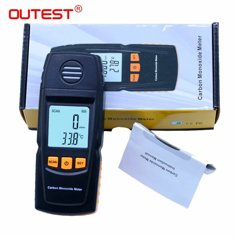 

GM8805 Portable Handheld Carbon Monoxide Meter High Precision CO Gas Detector Analyzer Measuring Range 0-1000ppm detector de gas