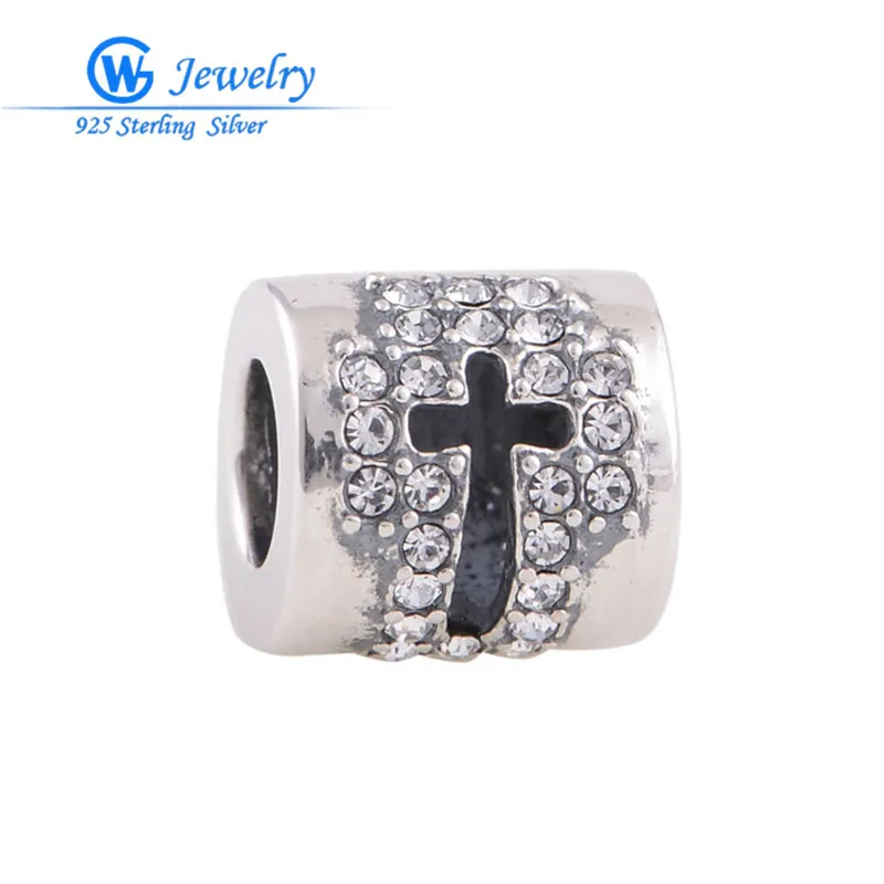 

Серебряный браслет с подвеской religion faith cross, 925 пробы, модные ювелирные изделия