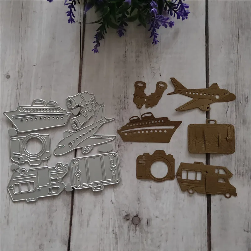 Аэроплан камера доставка штампы металла резки трафарет для DIY скрапбукинга