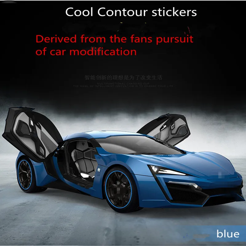 Автомобильный Стайлинг декоративная для ступицы полоса защитное кольцо