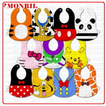 5 шт./лот хлопка нагрудники новорожденных вышитые полотенца слюны отрыжка