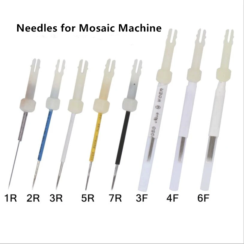 

50pcs 1-7R Prong Sterilized Disposable Tattoo Needles for Biotouch Mosaic Machine Needle Permanent Makeup Cosmetic Eyebrow Lips
