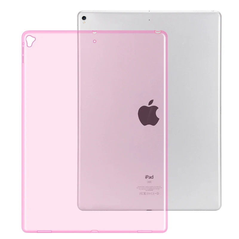Модный Ультратонкий Мягкий ТПУ силиконовый тонкий прозрачный чехол для Apple iPad Pro 12,9 защитный чехол для кожи+ пленка+ ручка