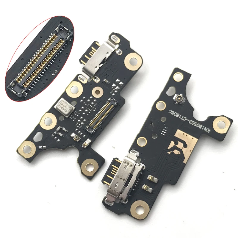 20 шт. новый USB-порт для зарядки разъем Micro Dock гибкий кабель запасные части Nokia 7 Plus 7+