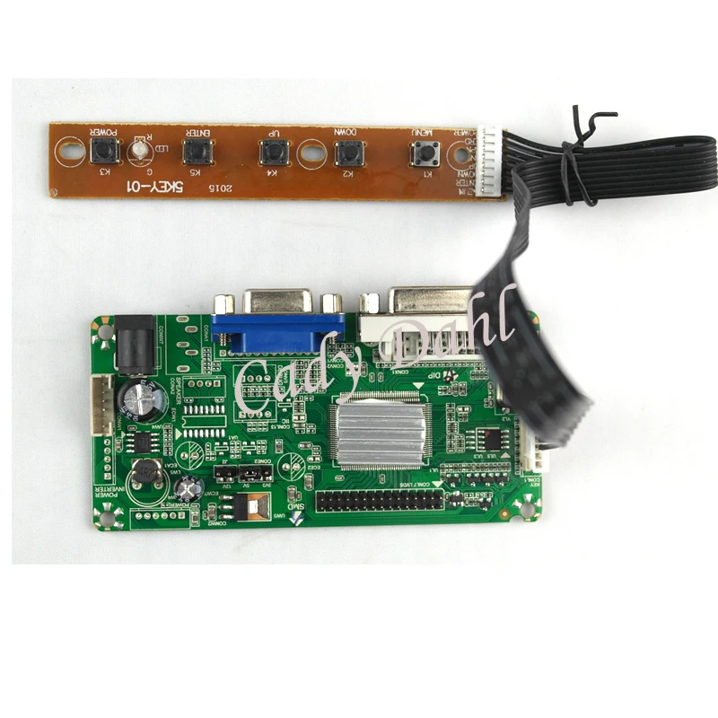 Новый VGA DVI LVDS 30 Шпильки Мониторы драйвера платы контроллера модуля DIY Kit для Raspberry