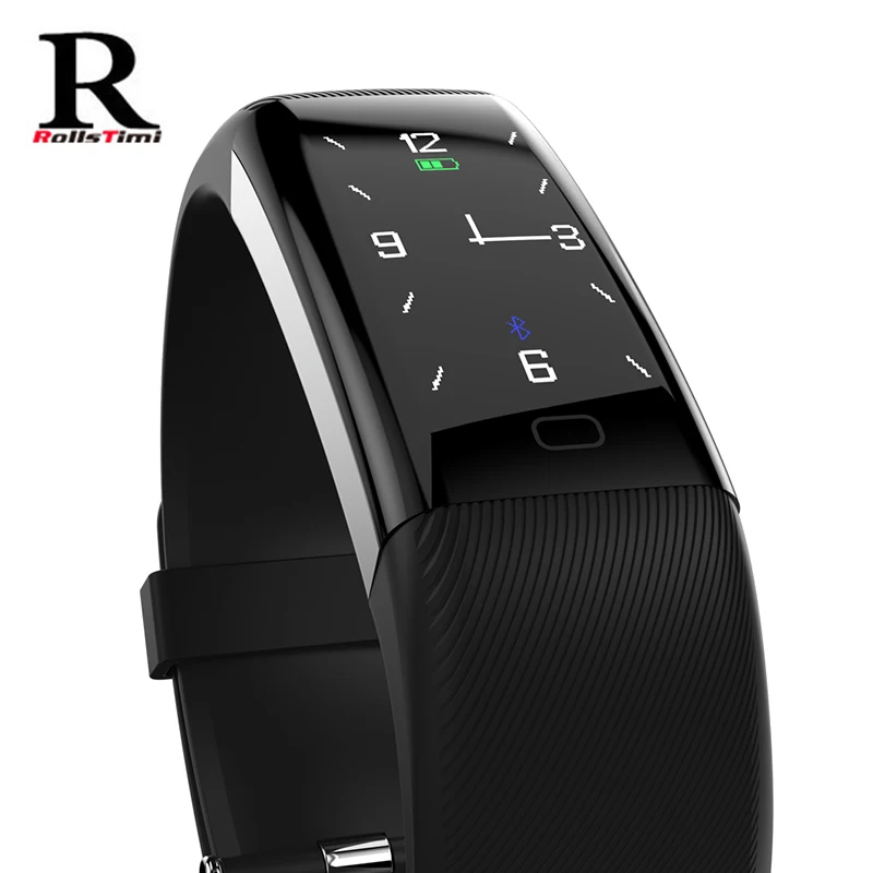 RollsTimi Bluetooth умные часы с функцией мониторинга сердечного ритма для Android iOS USB