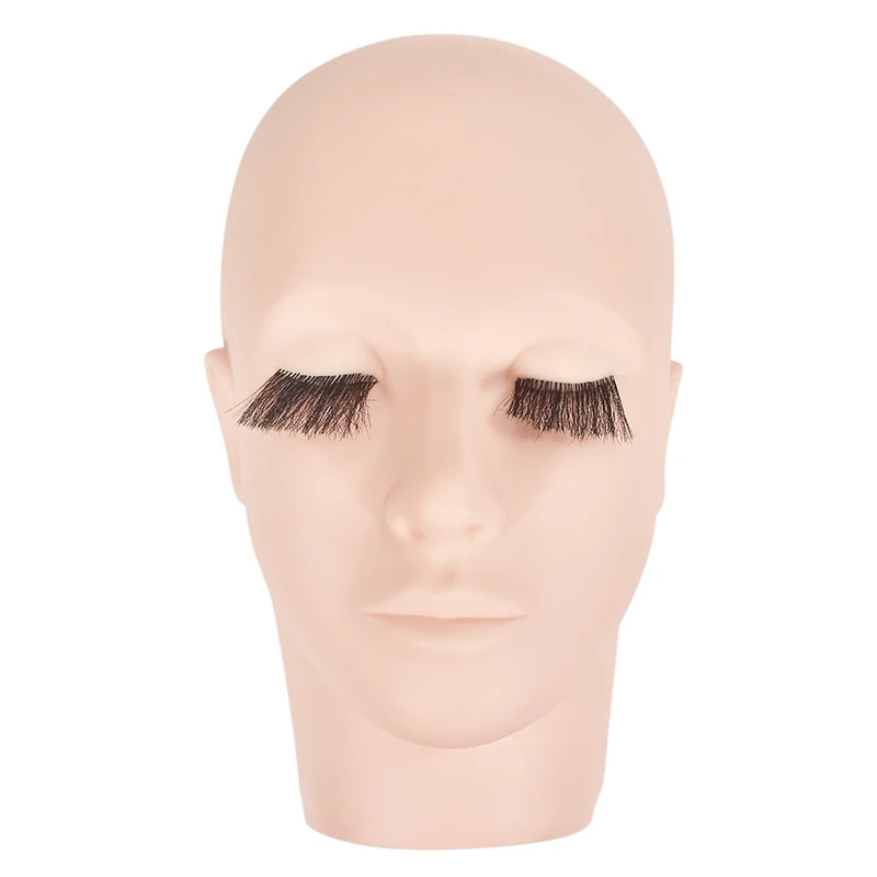 

Mannequin Head for Makeup Practice Mannequin Head for Eyelash Mannequin Training Head Closed Practice Model Massage Head Dummy