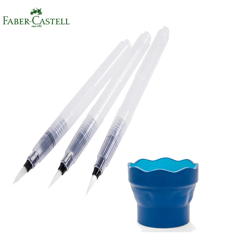 Кисть для акварели Faber Castell ручка хранения воды акварельной живописи цветной