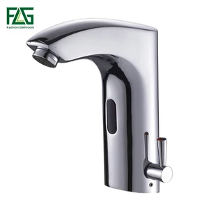 Смеситель FLG для ванной комнаты, экономия воды, автоматический датчик заряда батареи, инфракрасный датчик, регулирование крана, Смеситель для холодной и горячей воды 8907