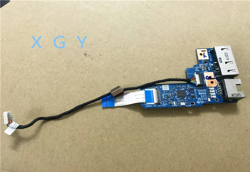 NS A042 A042P для Lenovo ThinkPad E431 DC разъем питания Ethernet RJ45 порт плата печатной платы 100%