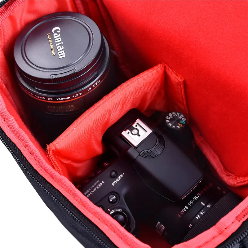 Сумка для камеры fosoto сумки цифровой фотографии DSLR камера видео нейлоновая пещера