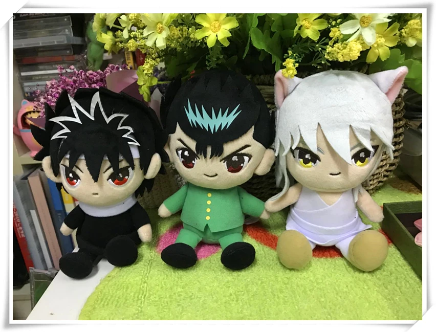 YuYu Hakusho Youko Kurama Hiei Yusuke Urameshi мягкая плюшевая игрушка 8 дюймов новый