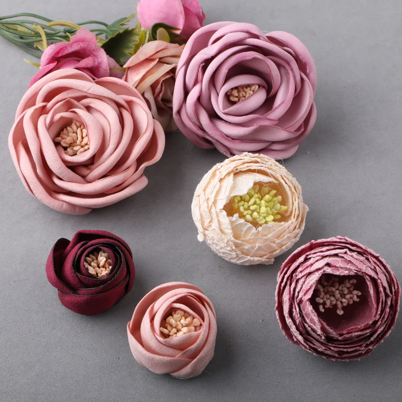 

20 шт., модные цветочные нашивки ручной работы из органзы для рукоделия, украшения свадебной одежды, головные уборы, аксессуары для волос