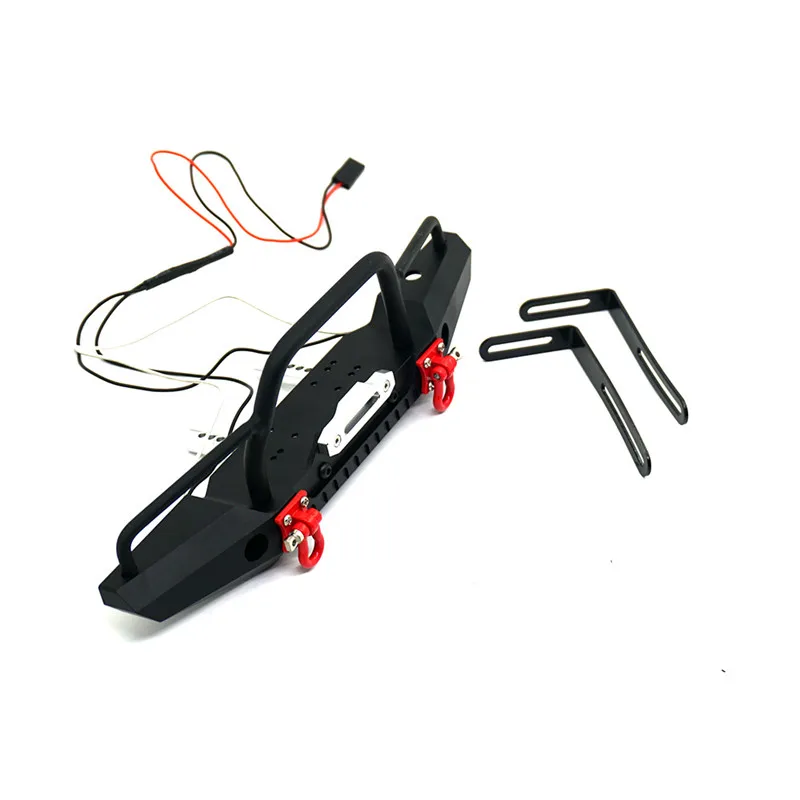 AXSPEED металлический передний бампер с крючком прицепа для 1/10 RC Гусеничный