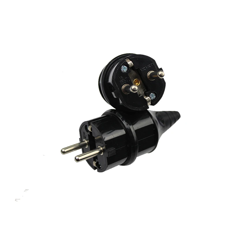 5 шт. Европейский 2Pin Elcectrical AC 250В 16А ЕС Германия шнур кабель онлайн разъем питания