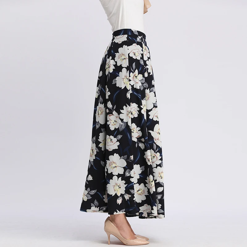 Faldas Mujer Moda 2019 High Waist Abaya Arabic Muslim Skirt Jupe Femme Long Islamic Skirts Womens Lange Rokken Islam Clothing |