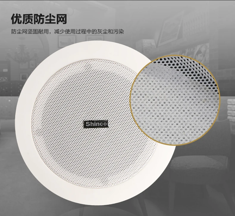 Shin-co bluetooth активные потолочные колонки стерео цифровой усилитель, беспроводные колонки backaground музыка общий адрес вещания