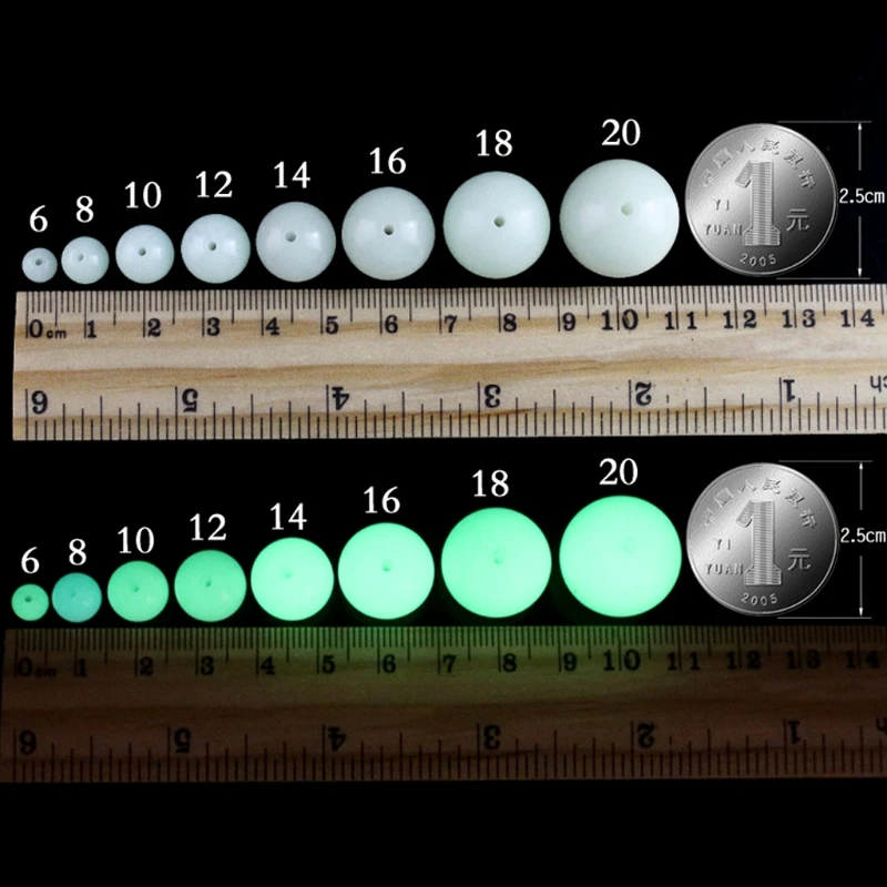 10 шт. светящиеся бусы для медальона ожерелье кулон Сделай Сам Изготовление
