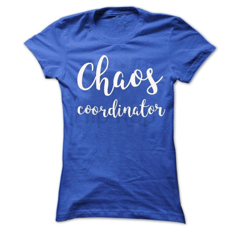 Хаос координатор женская футболка унисекс Crewneck рубашка хаос подарок для мамы
