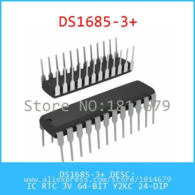 1 Шт./лот DS1685 3 IC RTC В 64 БИТ Y2KC 24 DIP 1685 3|rtc| |