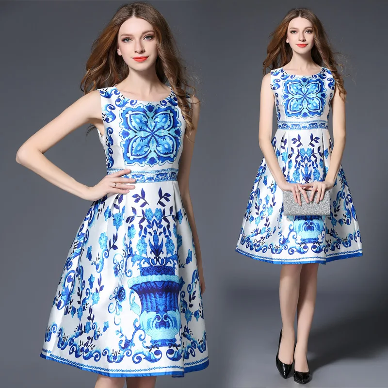 Фото Плюс Размер Продвижение Краткое Линии Печати Maxi Dress Yi Ди 2017 новый Дамской одежды Плюс Размер Продвижение Краткое Линии Печати Maxi Dress Yi Ди 2017 новый Дамской одежды