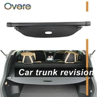 overe 1set car rear trunk cargo cover for kia sportage kx5 2017 2018 car styling black security shield shade auto accessories