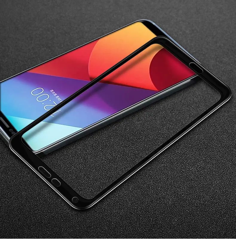 3D закаленное стекло для LG Q7 Alpha Q7a Полное покрытие экрана Взрывозащищенная