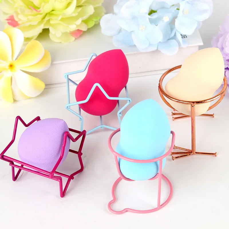 Металлические Держатели губки для макияжа креативная Косметическая пудра