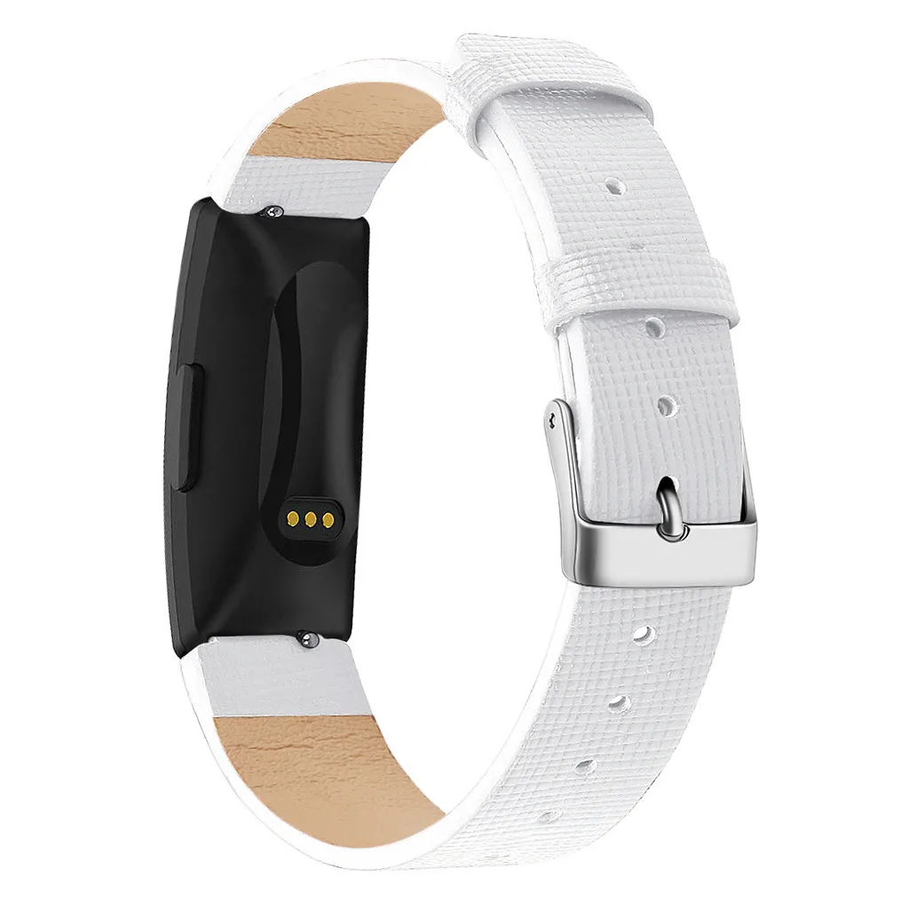 

2019 Fashion Watchbands For Fitbit Inspire/Inspire HR Leather Watch Bands Replacement Wristband Straps Pin Buckle Simple Durable