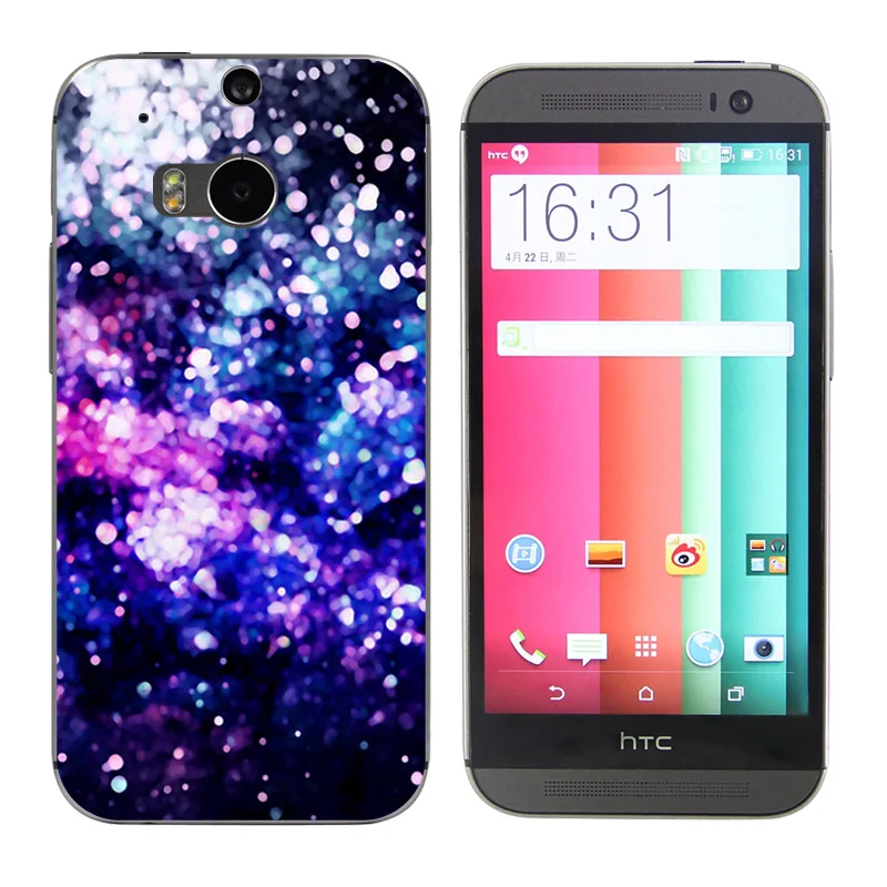 Чехол для телефона чехол HTC One M8 M8s задней панели из силикона и ТПУ с принтом