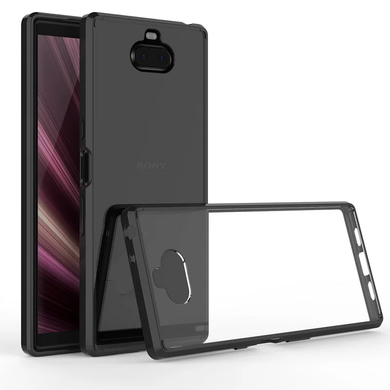 Для sony Xperia 10 Plus чехол TPU бампер прозрачная твердая акриловая задняя крышка для sony Xperia10 plus 10 Plus I3213 I4213 I4293 чехол для телефона