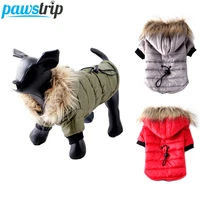 pawstrip xs xl warm small dog clothes winter dog coat jacket puppy outfits for chihuahua yorkie dog winter clothes pets clothing