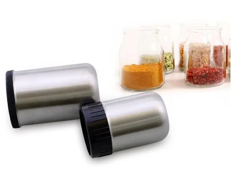Магнитная приправа из нержавеющей стали 1 шт. шейкер для соли перца бутылочка