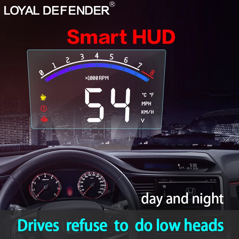ЛОЯЛЬНЫЙ Defender 2018 car HUD (витрина головного устройства) A-16 ECE используется во всех