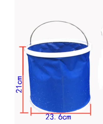 9L/13L Multifunctional outdoor folding bucket paint bucket portable camping hiking fishing bucket bucket tool car wash WF6141406